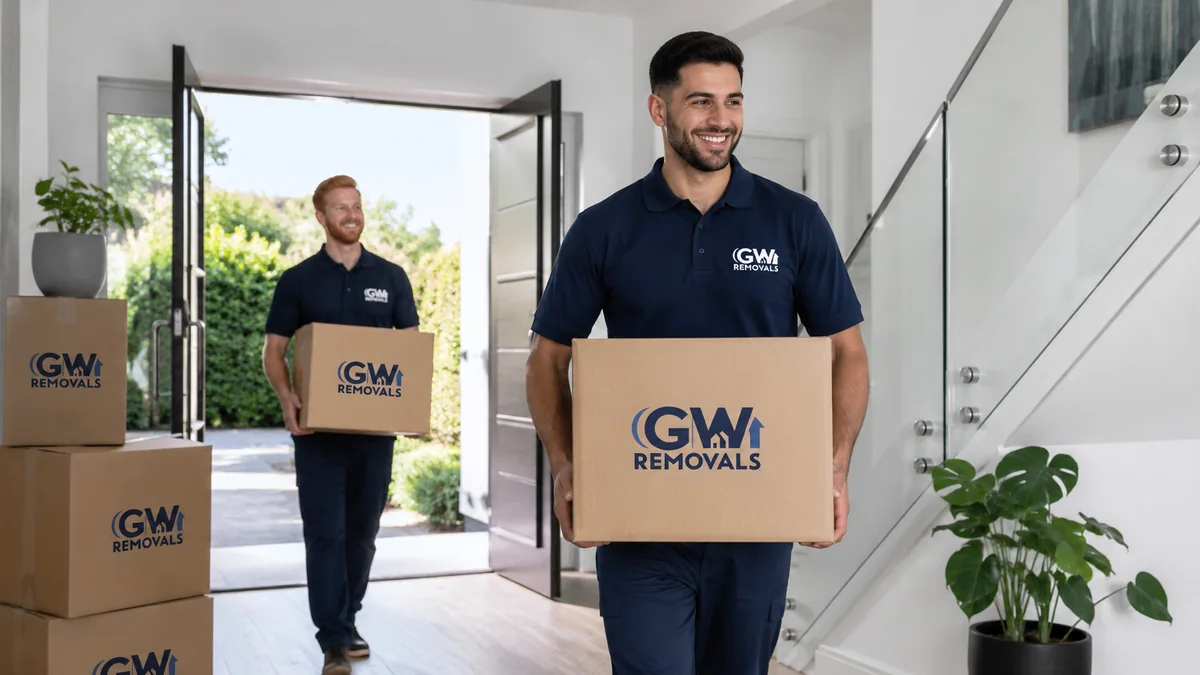 GW Removals team loading protected belongings