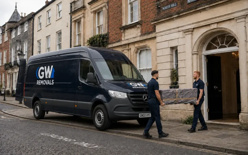 GW Removals team planning property access in Colchester