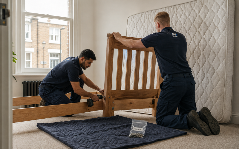 GW Removals team planning property access in Barking and Dagenham