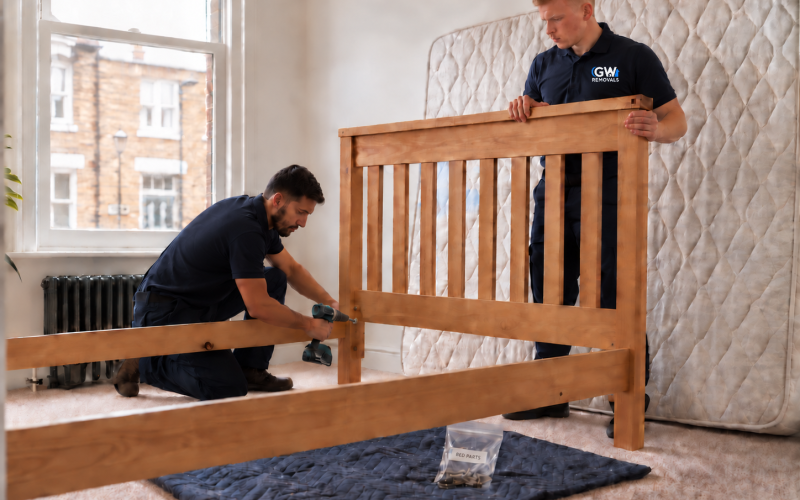 GW Removals team planning property access in Islington