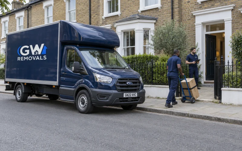 GW Removals team planning property access in Greenwich