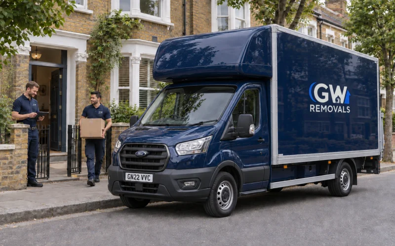 GW Removals team planning property access in Bexley